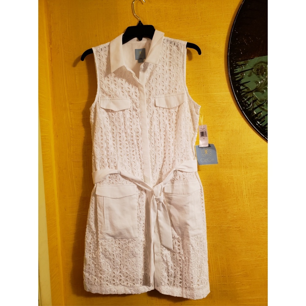 CECE BY CYNTHIA STEFFE EYELIT DRESS 🆕 - Picture 7 of 8